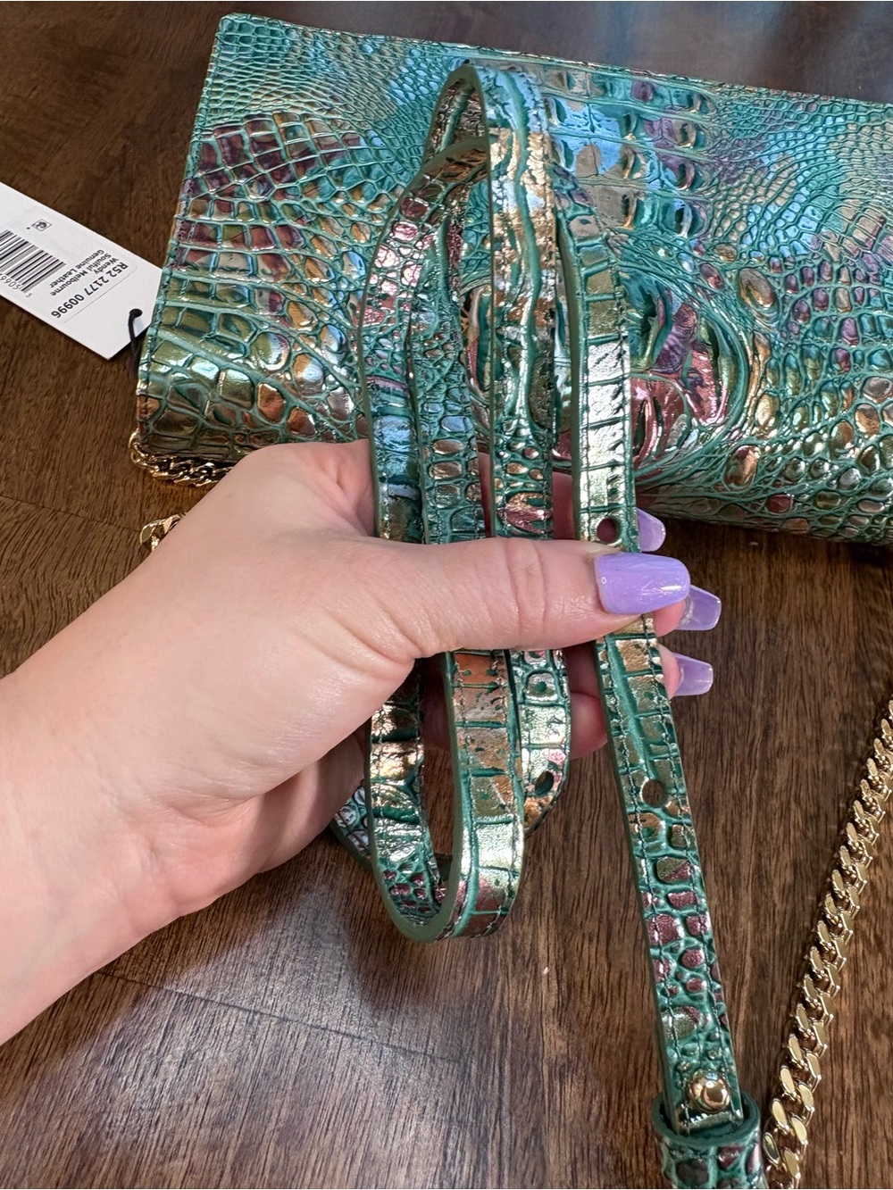 Brahmin EUC Wendy- Soulful - Multi Color Metallic - EXCLUSIVE - Crossbody/Clutch - Picture 13 of 17